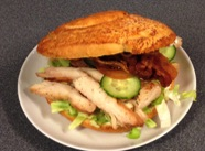 G. Sandwich (kylling/bacon)