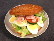 K. Sandwich (æg/rejer)